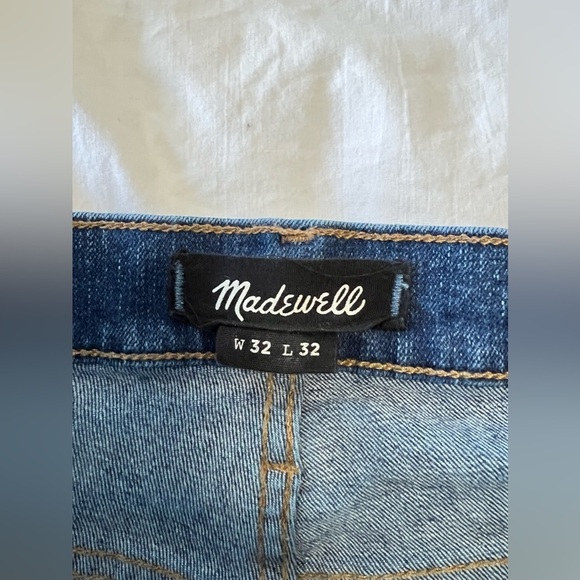 Madewell | Men’s SZ 33 X 31 | Straight Fit Blue Jeans | Mid Rise - Picture 2 of 10